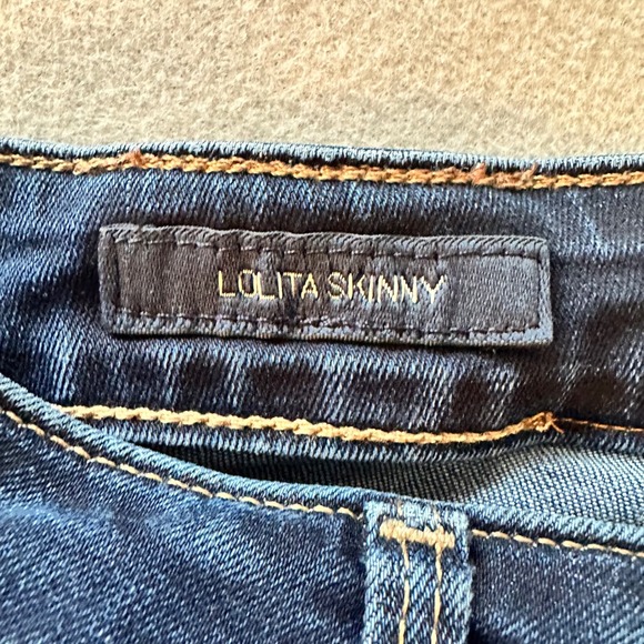 Lucky Brand Jeans Womens 29 Dark Blue Skinny Mid Rise Stretch Denim Classic - Picture 14 of 16